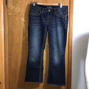 Silver AIKO Bootcut Jeans